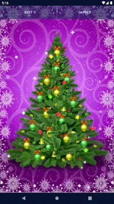 Christmas Tree Light Wallpaper android App screenshot 0