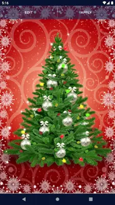 Christmas Tree Light Wallpaper android App screenshot 1